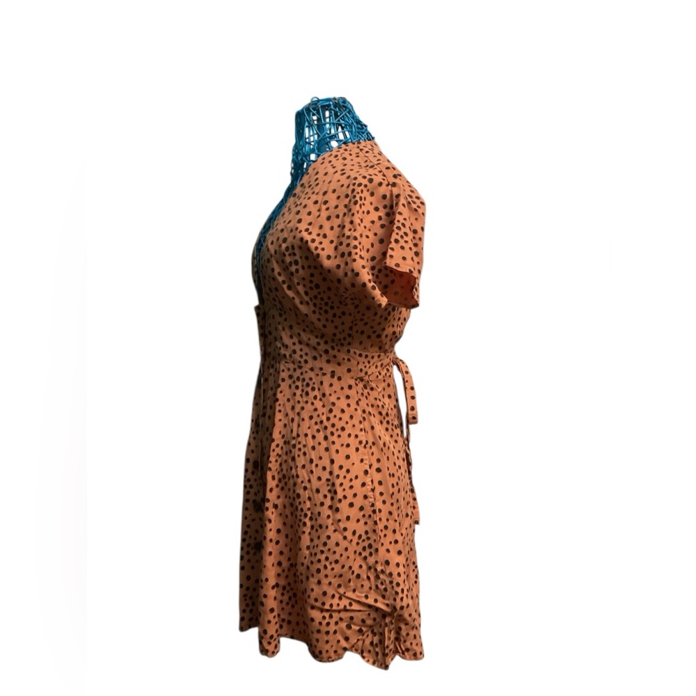 Marine Layer Mini Dress with Black Dot Print - Picture 4 of 7